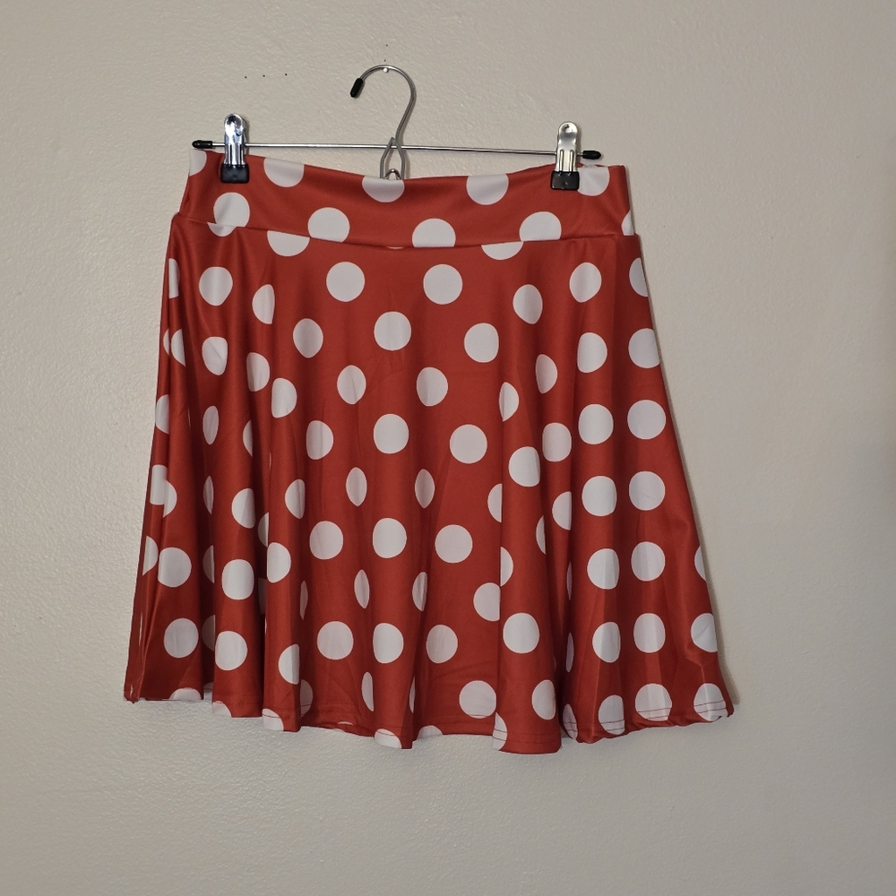Red Polka Dot Skirt